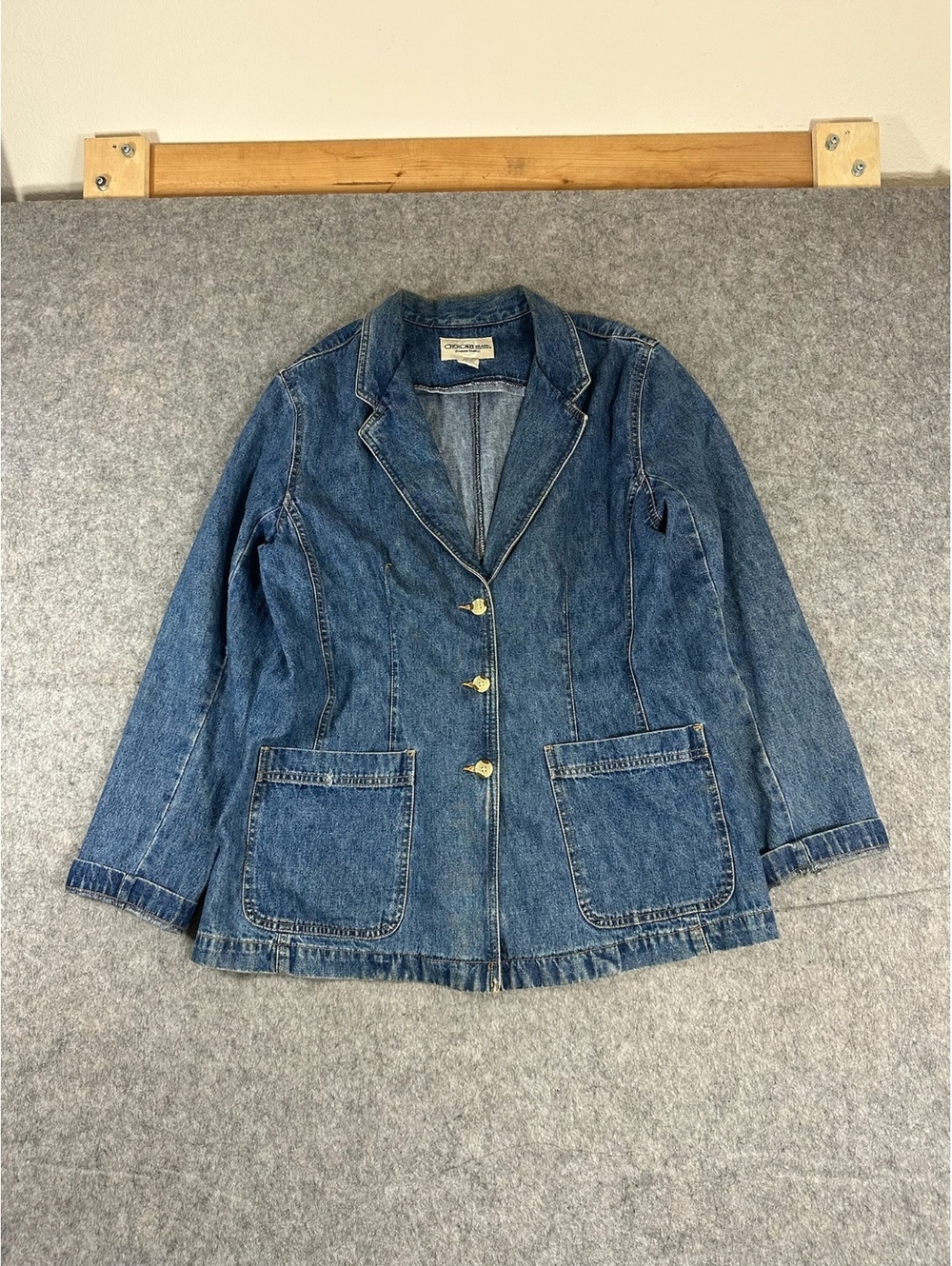 Vintage Y2K Cherokee denim blazer jacket Womens Large